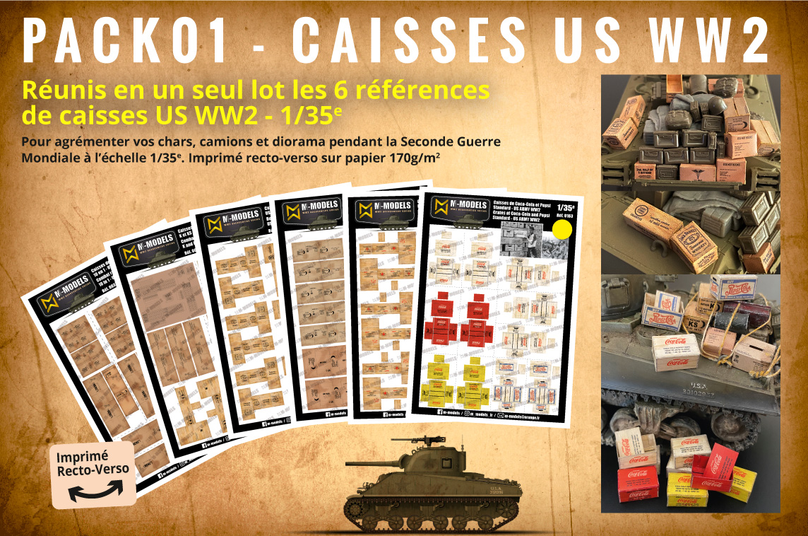  PACK01 - CAISSES US WW2 